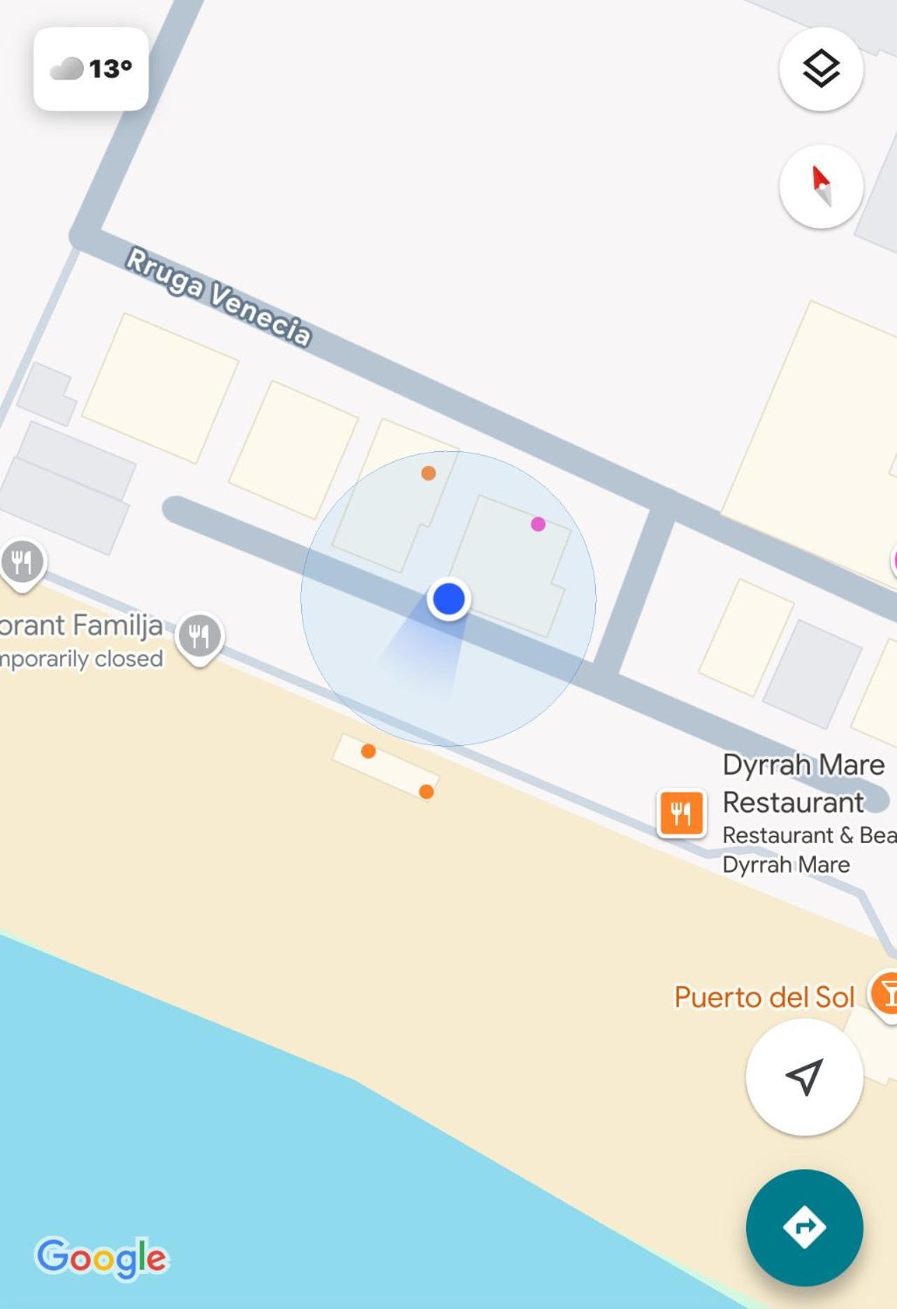 Beach Studio Durres Seaview Экстерьер фото